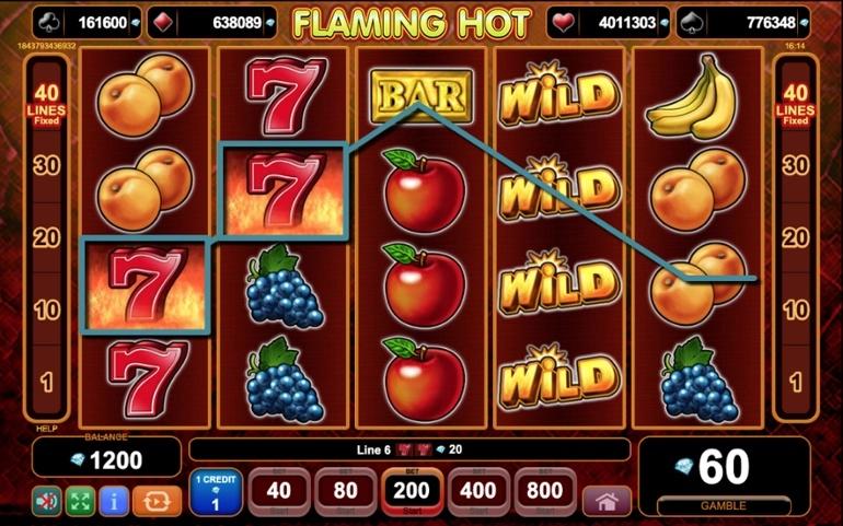 flaming hot slot